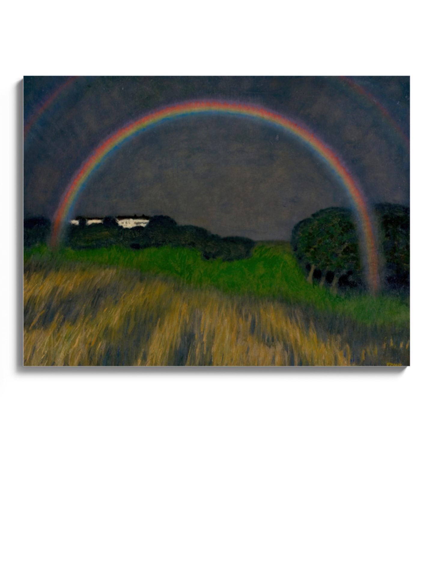Друкована Картина "Пейзаж з веселкою"