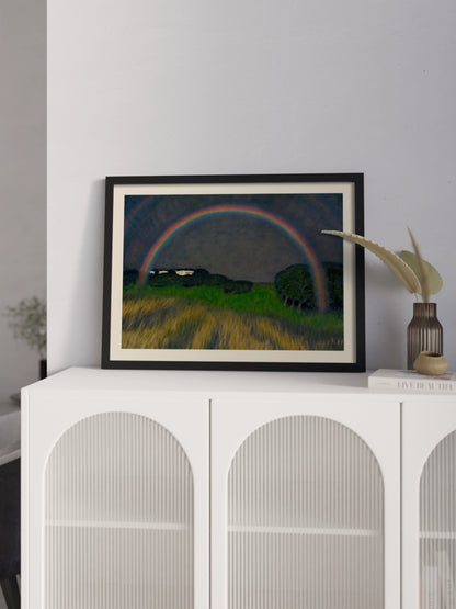 Друкована Картина "Пейзаж з веселкою"