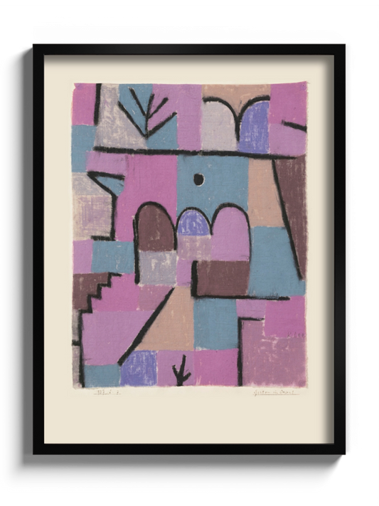 Картина"Східний сад" рожева абстракція