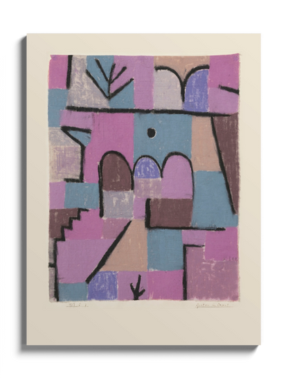 Картина"Східний сад" рожева абстракція