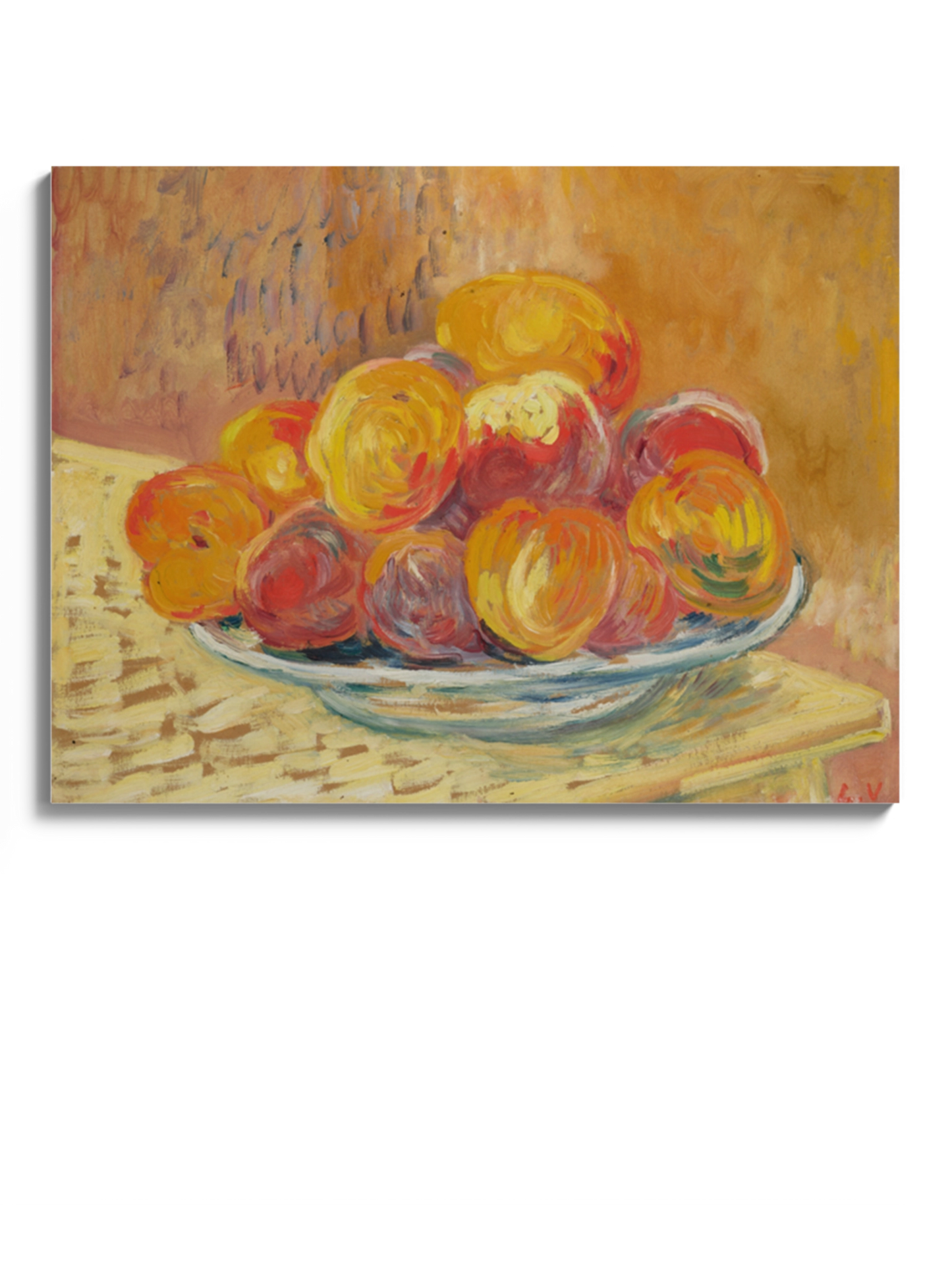 Друкована Картина "Натюрморт з персиками"