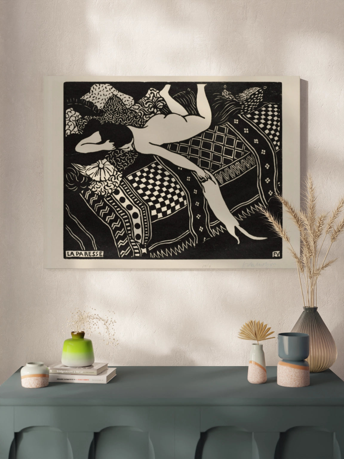 Друкована Картина "Лінь"