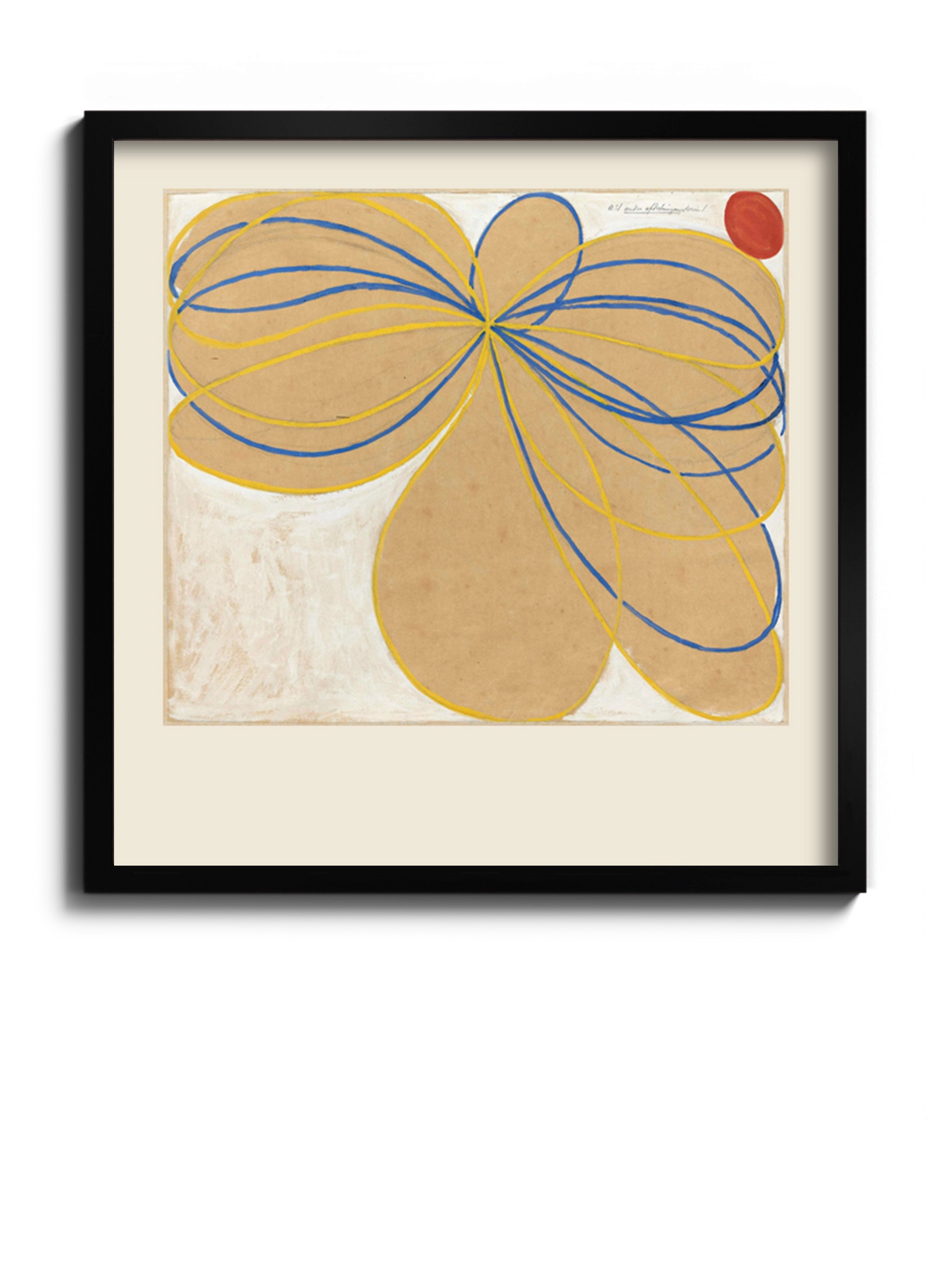 Картина "The Seven-Pointed Star, No. 1n" абстракція в кремовому кольорі