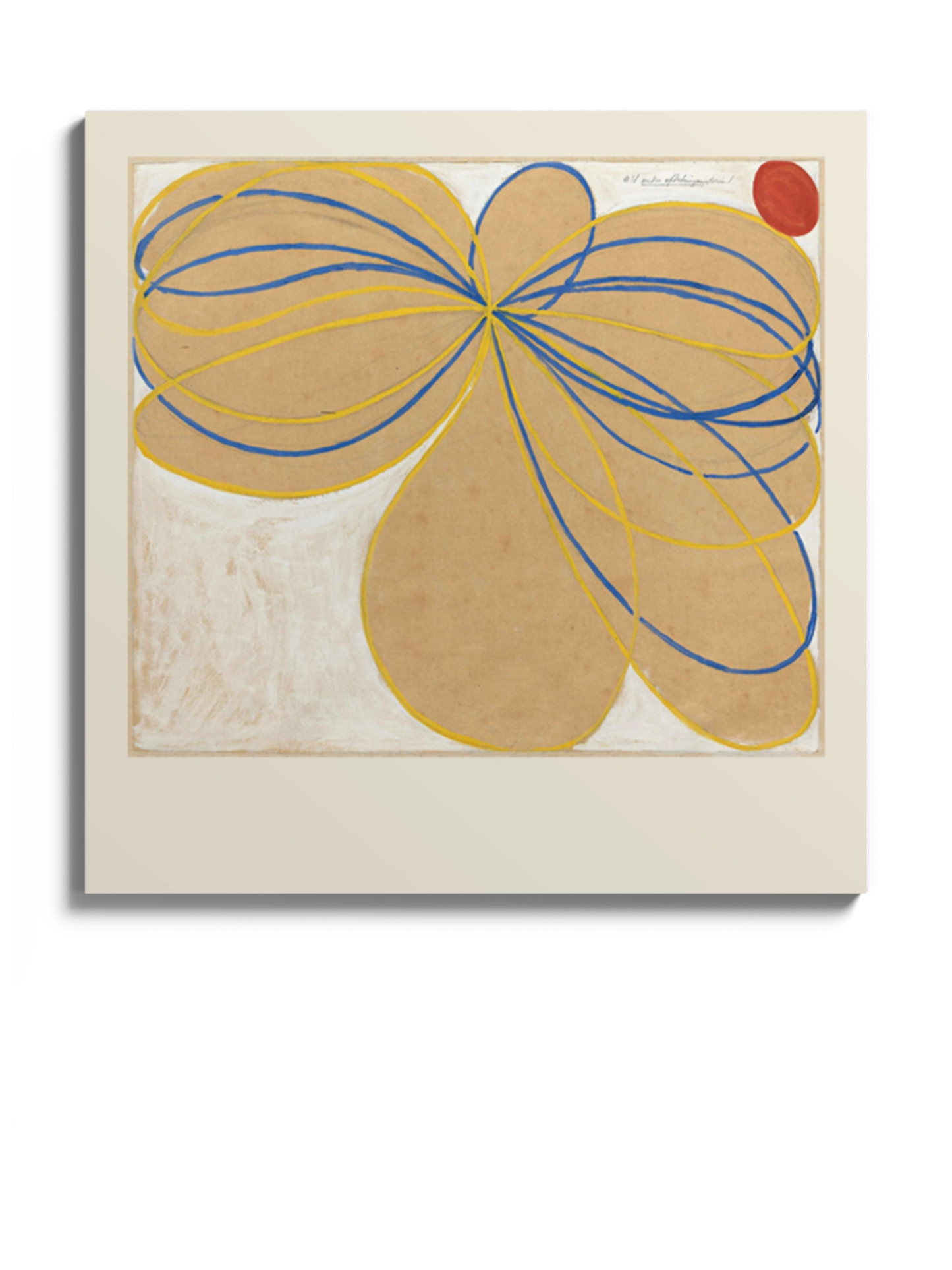 Картина "The Seven-Pointed Star, No. 1n" абстракція в кремовому кольорі