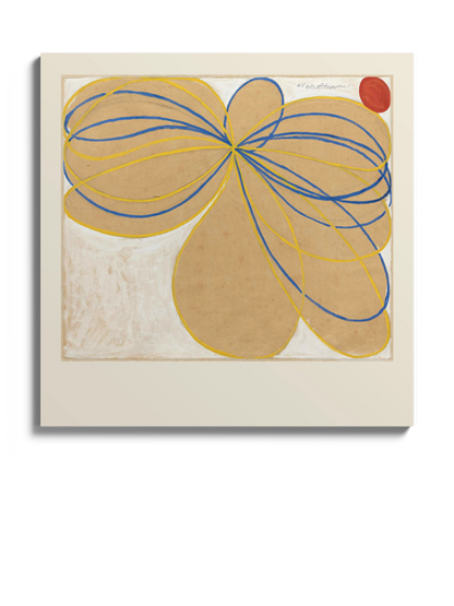 Картина "The Seven-Pointed Star, No. 1n" абстракція в кремовому кольорі