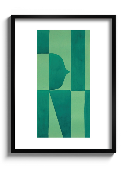 Картина Абстракція в зелених кольорах