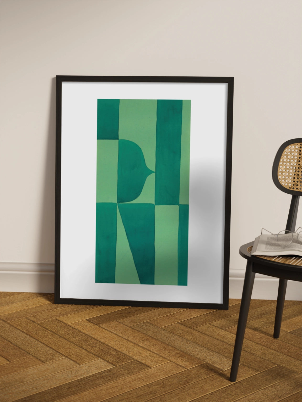 Картина Абстракція в зелених кольорах