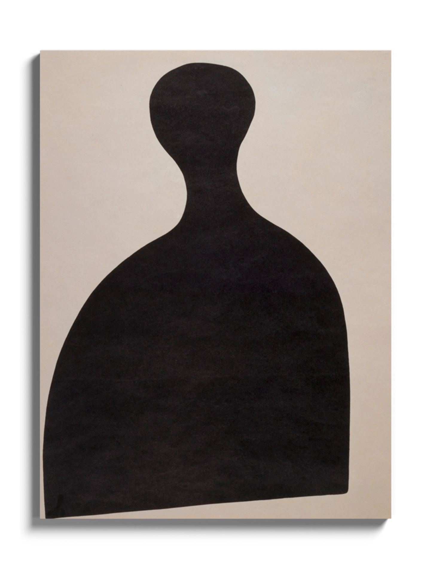 Картина "Eierschläger" бежевий та чорний