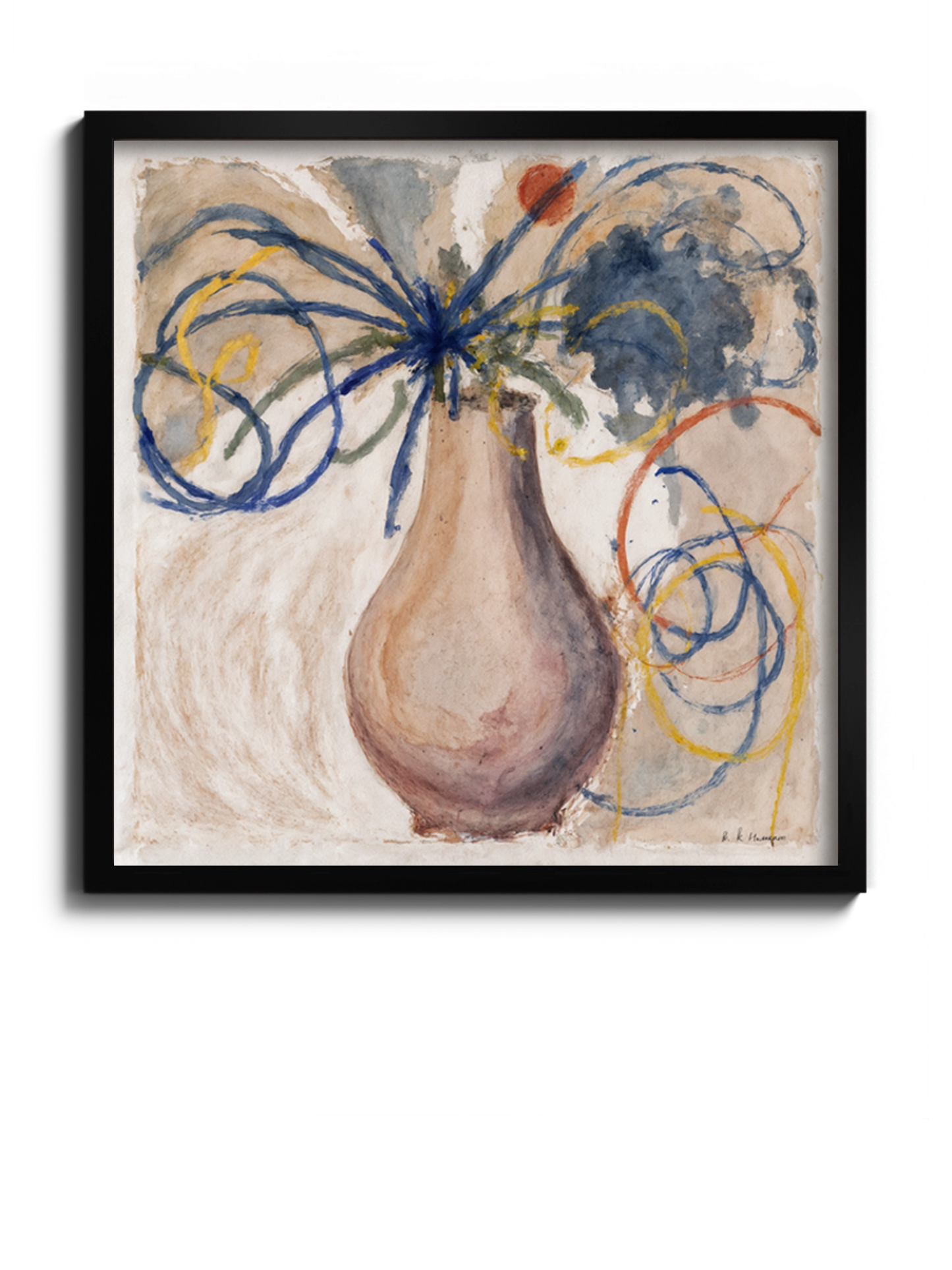 Абстрактний натюрморт ваза