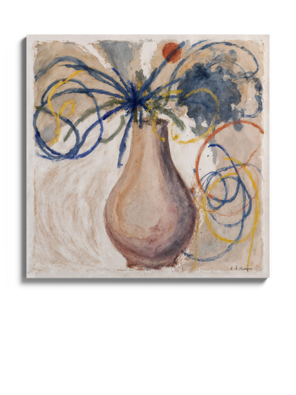 Абстрактний натюрморт ваза