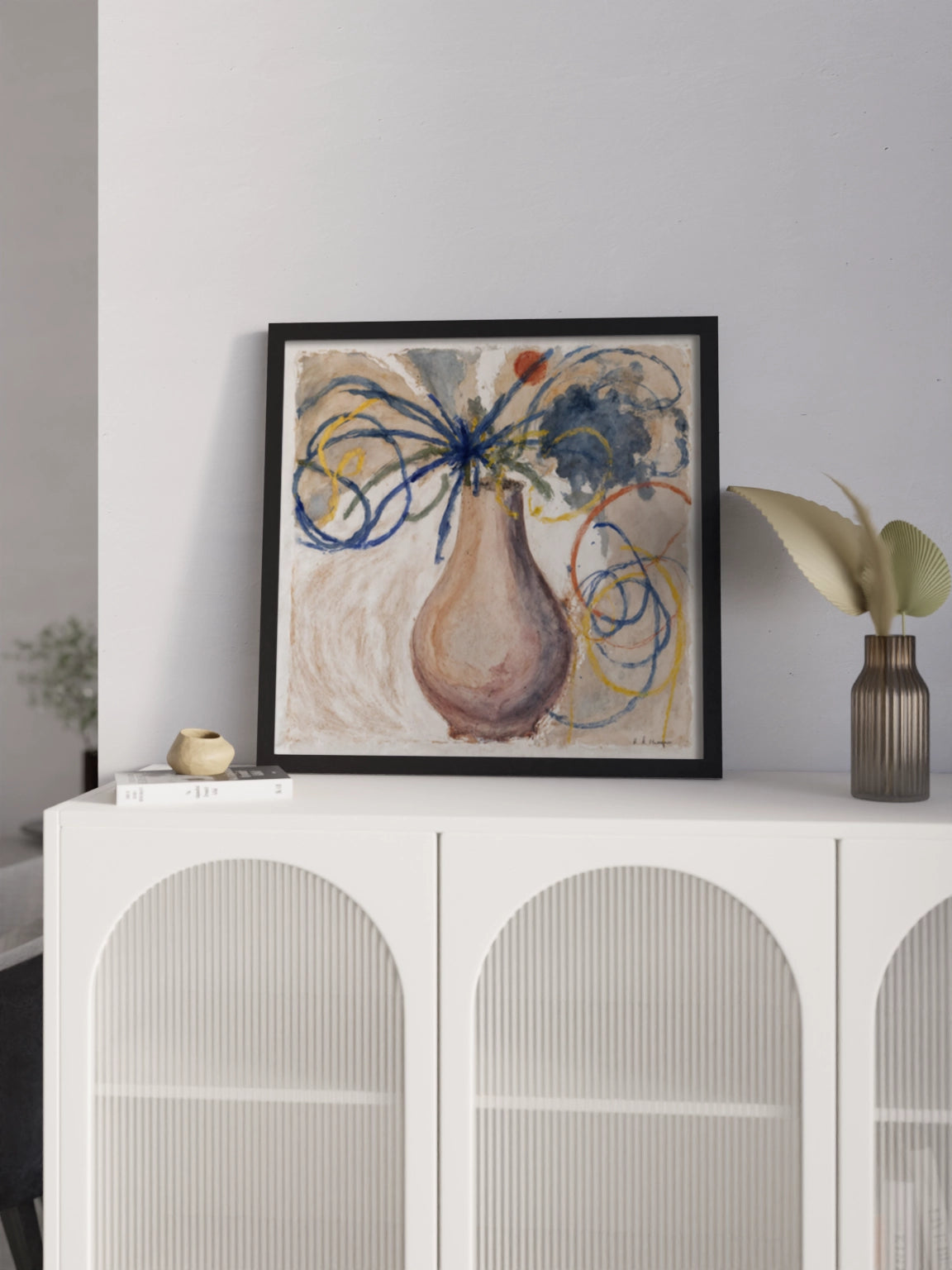 Абстрактний натюрморт ваза