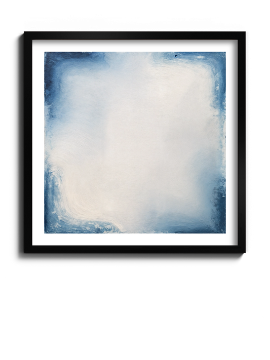 Картина Блакитний Градієнт Абстракція Мінімалізм