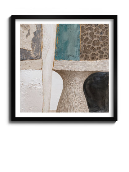 Друкована Картина Абстракція з різними текстурами