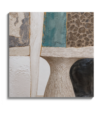 Друкована Картина Абстракція з різними текстурами