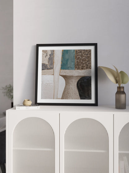 Друкована Картина Абстракція з різними текстурами