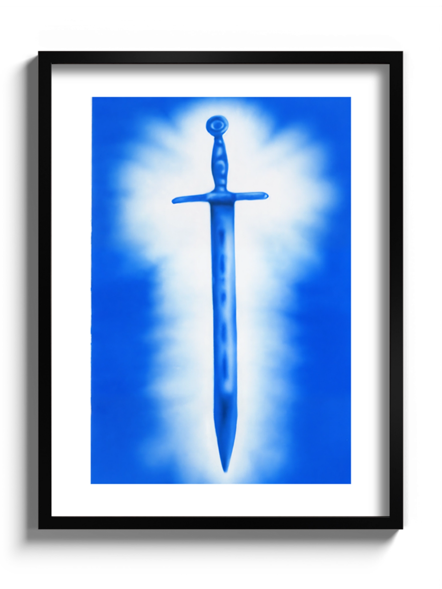 Синя Картина Меч Сучасне Мистецтво