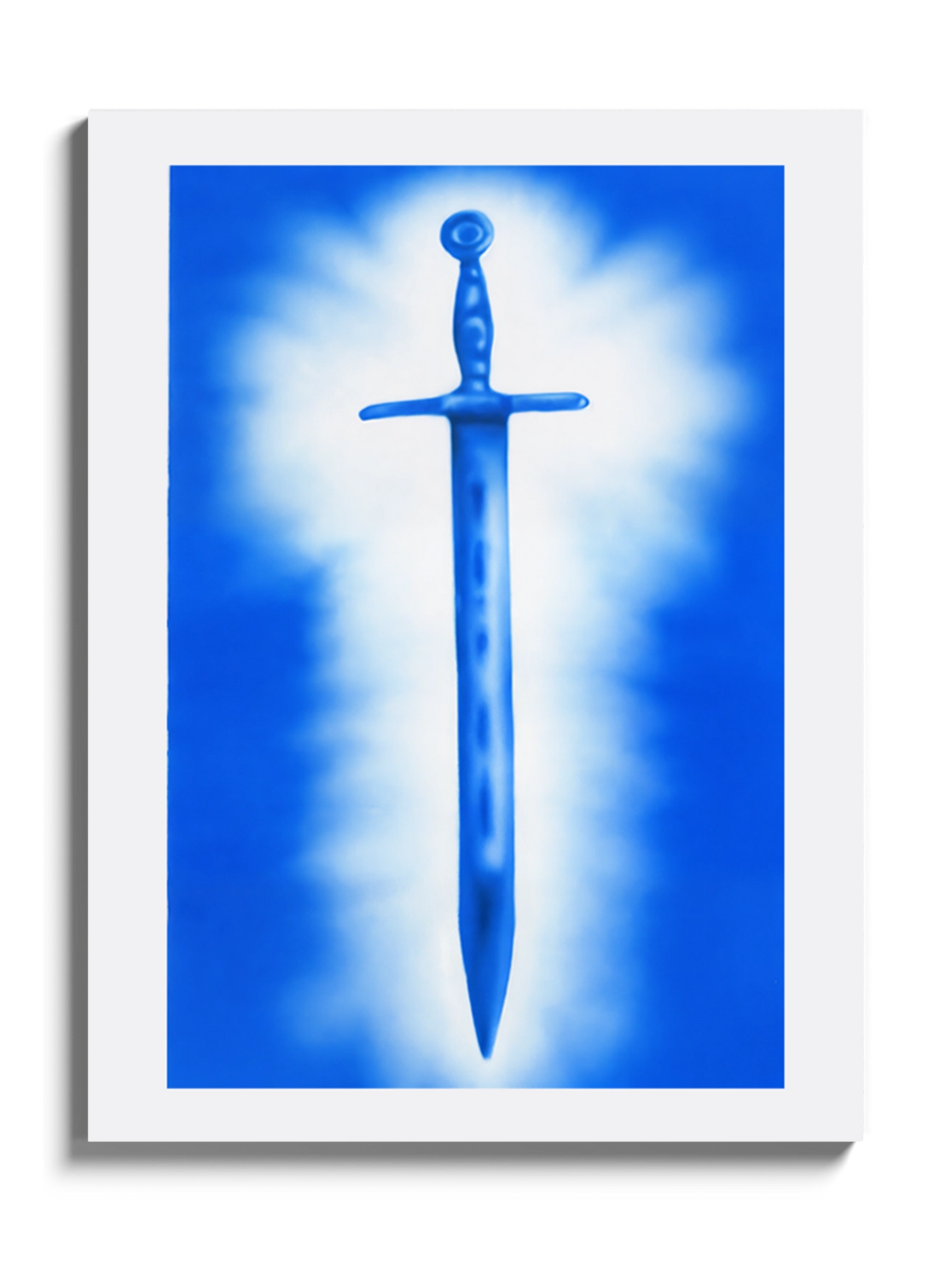 Синя Картина Меч Сучасне Мистецтво