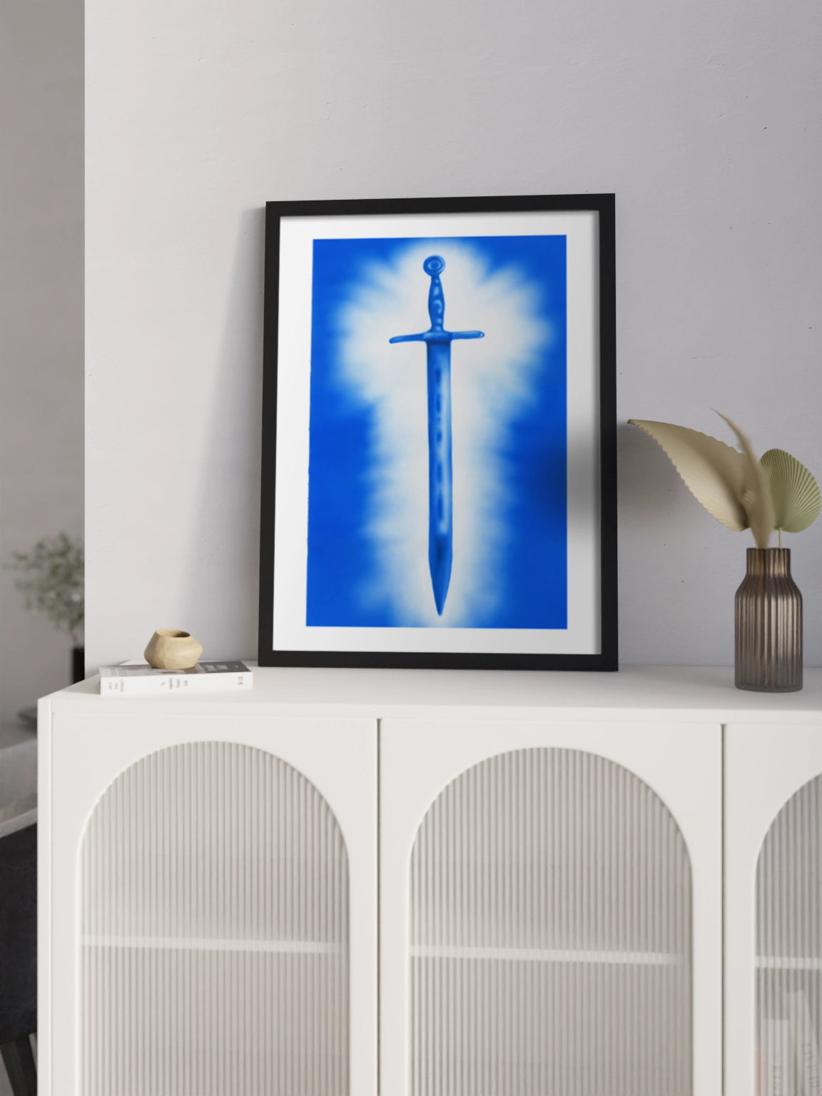 Синя Картина Меч Сучасне Мистецтво