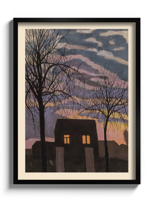 Картина "Будинок у сутінках"