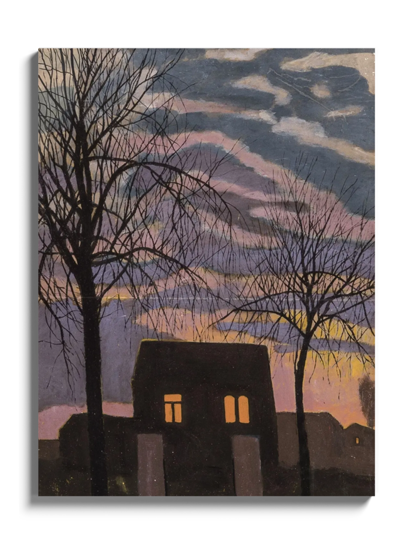 Картина "Будинок у сутінках"