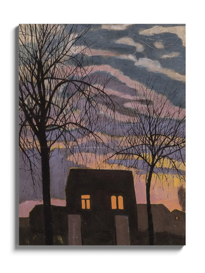 Картина "Будинок у сутінках"