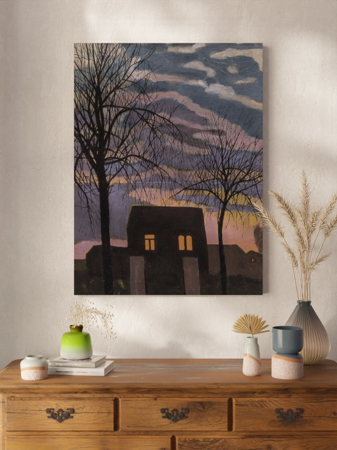 Картина "Будинок у сутінках"