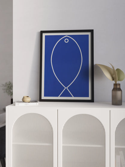 Картина Синя Рибка