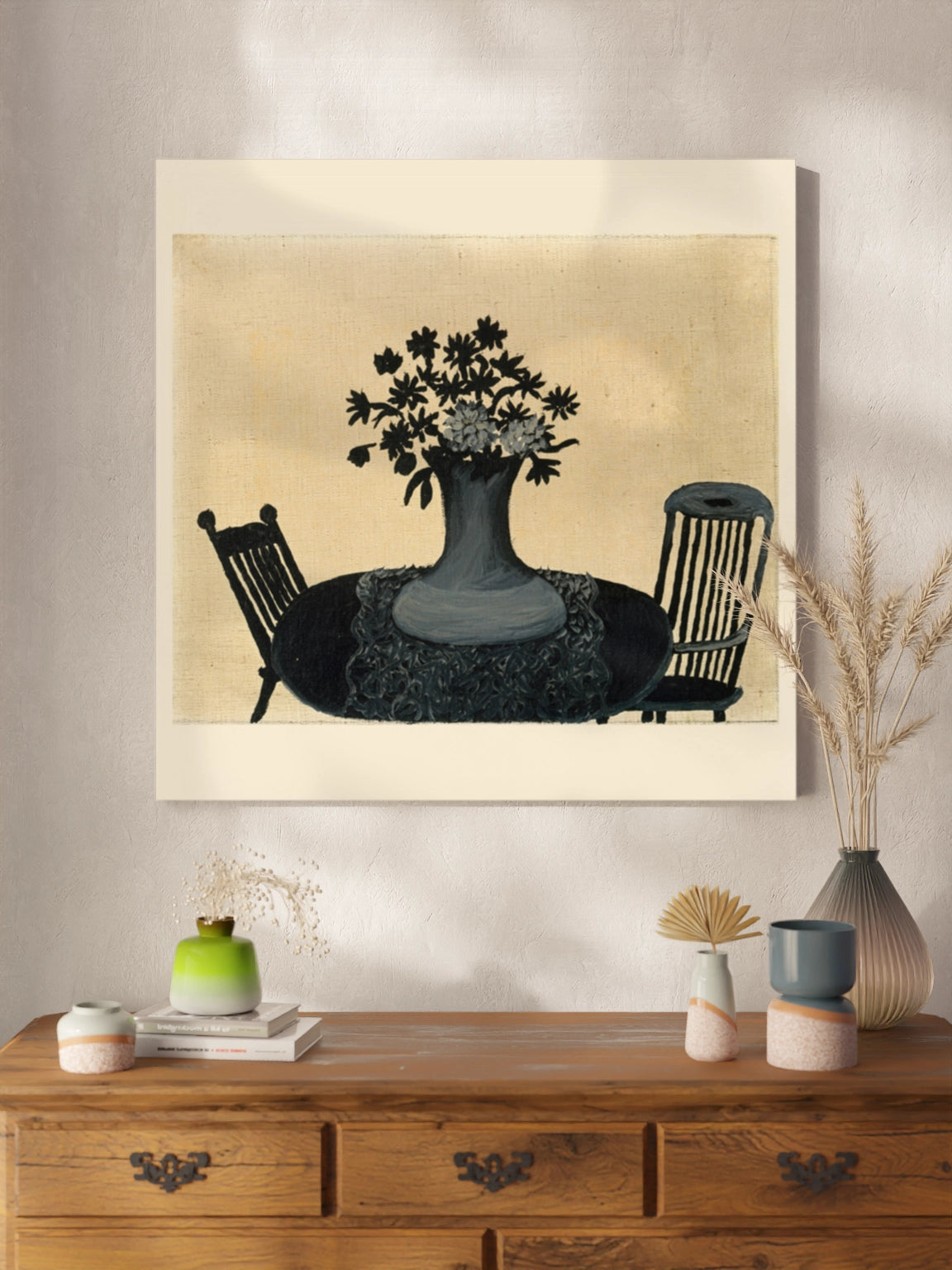 Картина "Стіл та два стільця"