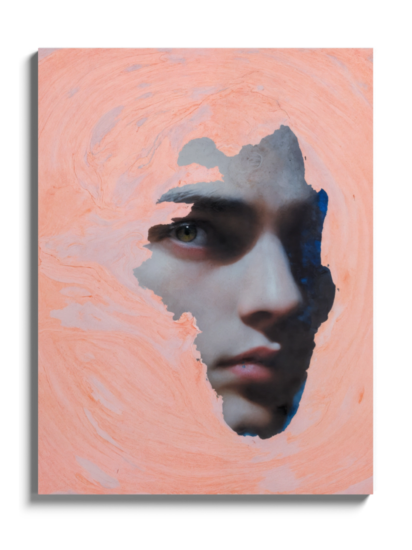 Картина Парубок у рожевій абстракції