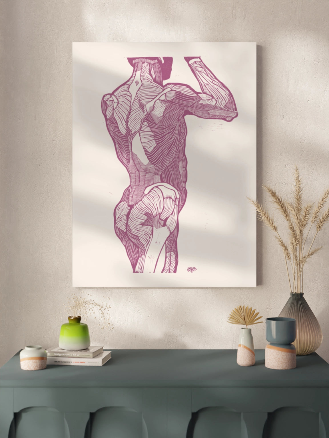 Картина Чоловіча Анатомія Гравюра