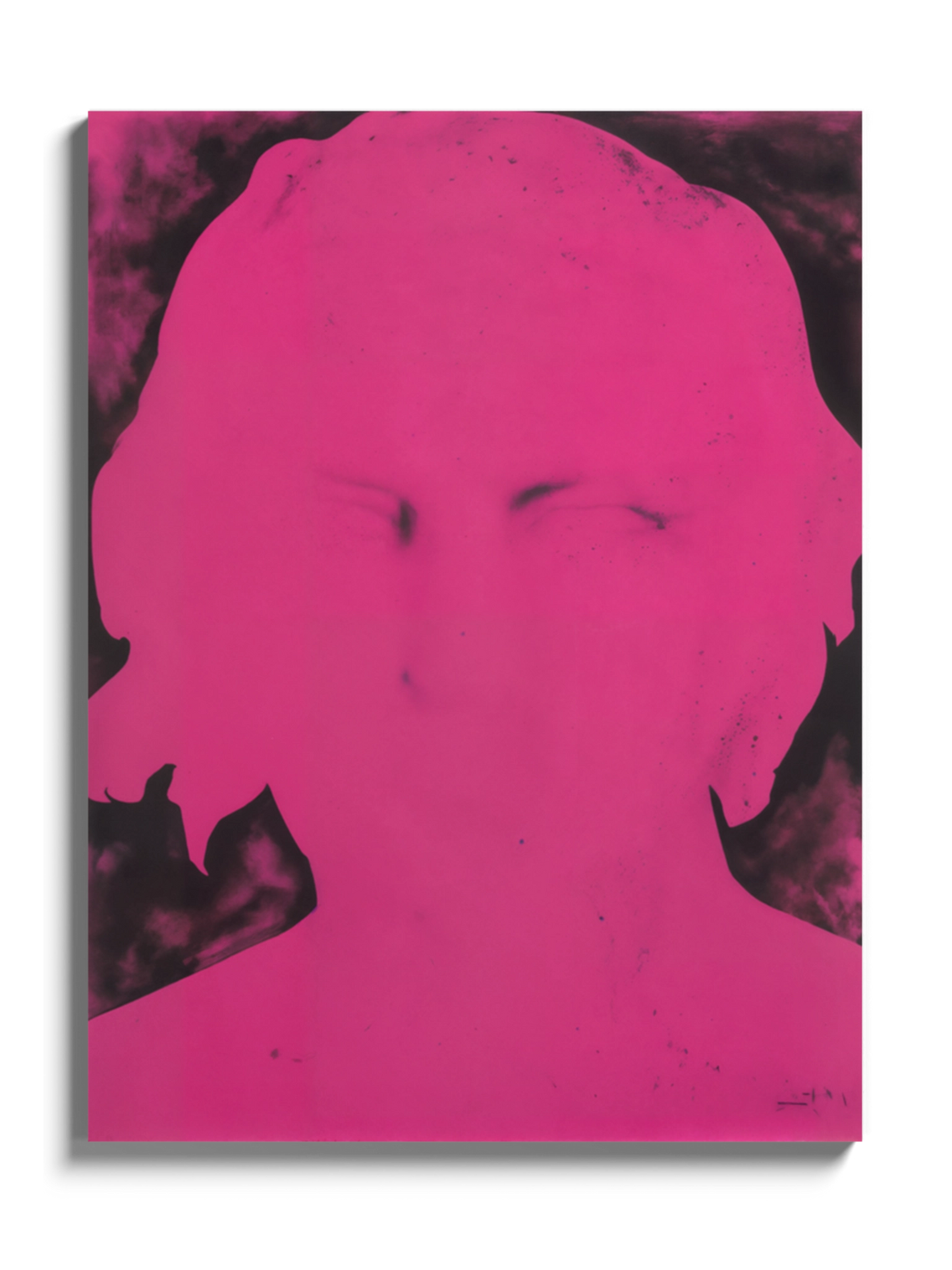 Рожевий абстрактний портрет